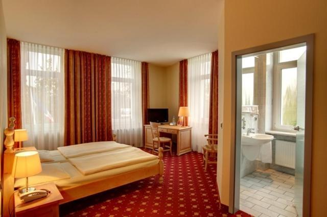 מינדן Hotel Kronprinz Garni חדר תמונה